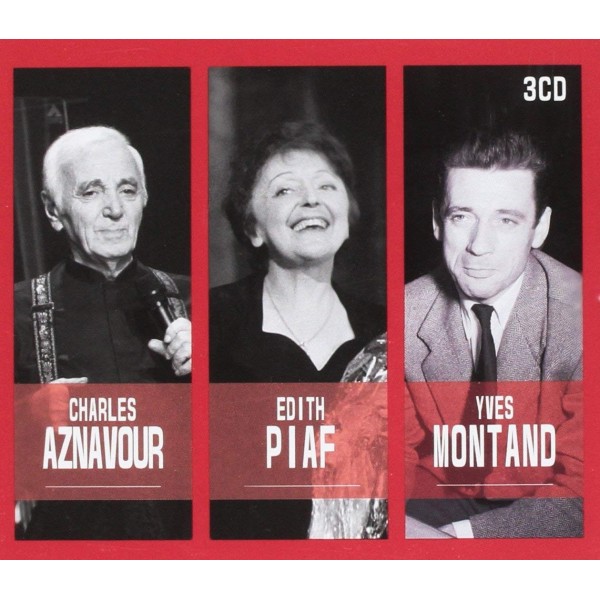Aznavour/Piaf/Montand CharlesAznavour/Edith Piaf/Yves Montand (3 Cd) 3760039830593
