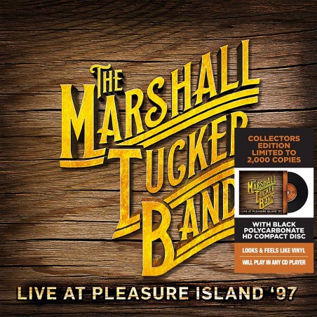CD MARSHALL TUCKER BAND Live At Pleasure Island Edizione limitata 2CD 0819514011651