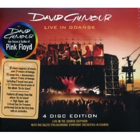 CD David Gilmour Live In Gdansk (2CD+2DVD)