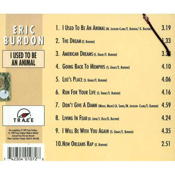 CD the world of Eric Burdon-i used to be an animal 742304010728