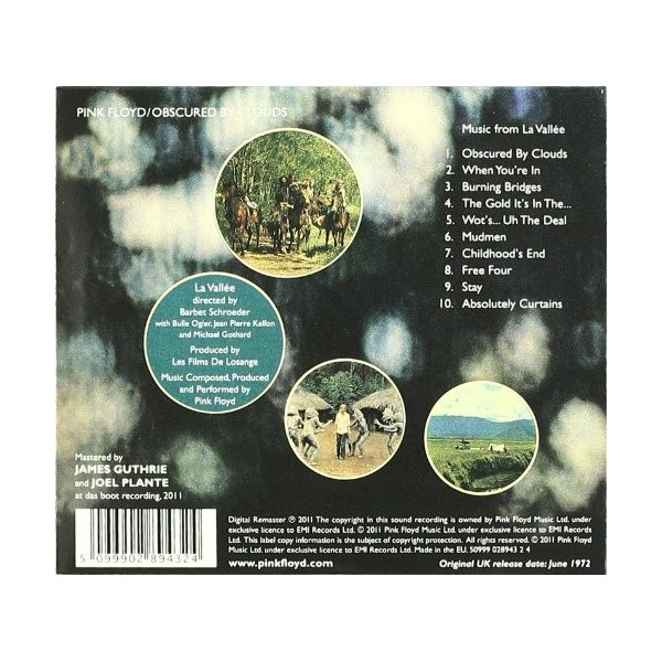 CD Pink Floyd- obscured by clouds