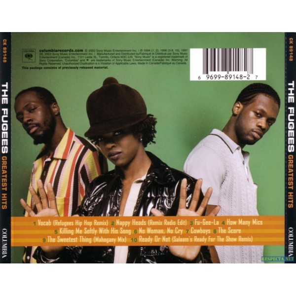 CD greatest hits fugees
