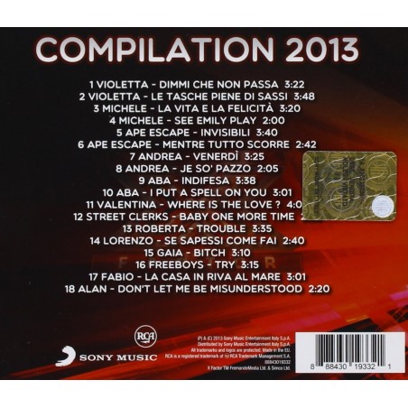 CD X Factor compilation 2013 888430193321