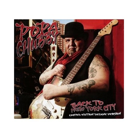CD POPA CHUBBY BACK TO NEW YORK CITY limited edition deluxe version