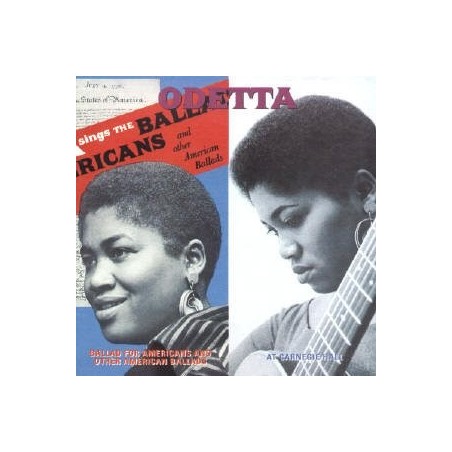 CD ODETTA AT CARNEGIE HALL - BALLAD FOR AMERICANS AND OTHER AMERICAN BALLADS 8026575039223