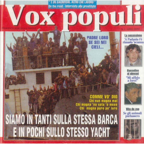 CD Vox Populi ‎– Siamo In Tanti Sulla Stessa Barca E In Pochi Sullo Stesso Yacht 0743214556429