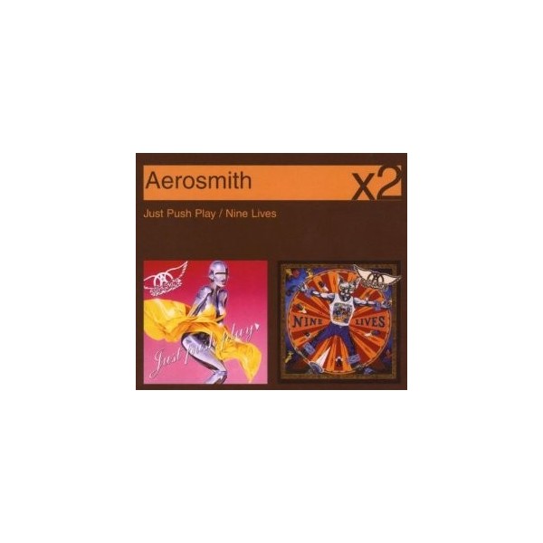 CD AEROSMITH X2 (JUST PUSH PLAY/NINE LIVES) 886971685527