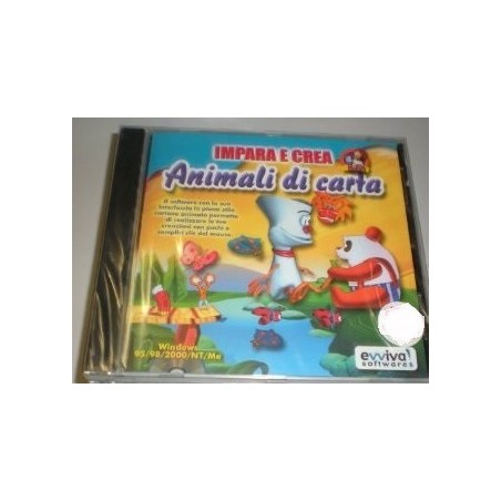 CD-ROM IMPARA E CREA - ANIMALI DI CARTA - FINSON8015126161056