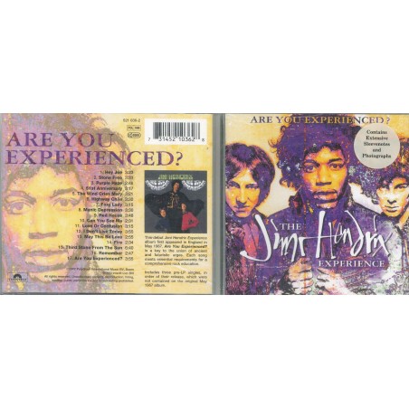 THE JIMI HENDRIX EXPERIENCE ARE YOU EXPERIENCED? 731452103628