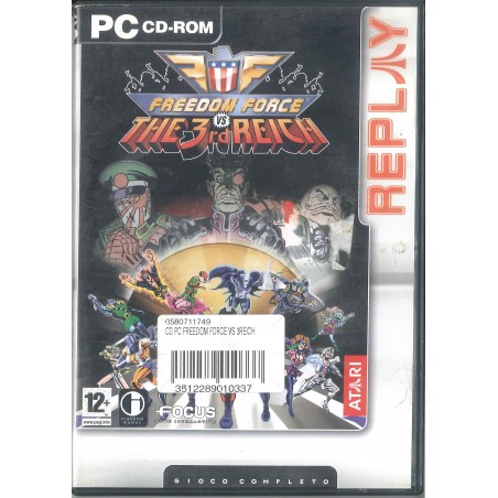 CD-ROM FREEDOM FORCE THE 3RD REICH 3512289010337