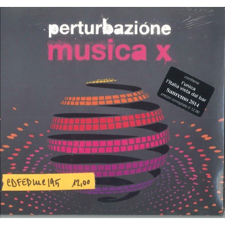 CD PERTURBAZIONE MUSICA X 8032853990438