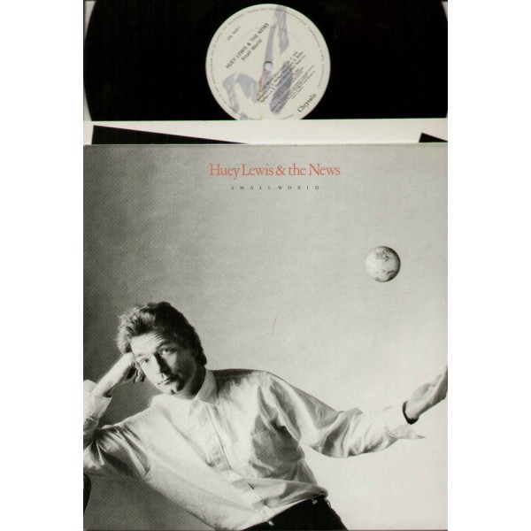 LP HUEY LEWIS & THE NEWS SMALL WORLD