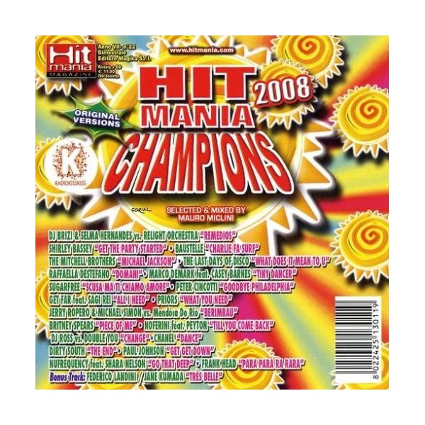 CD HIT MANIA CHAMPIONS 2008 8022425130119