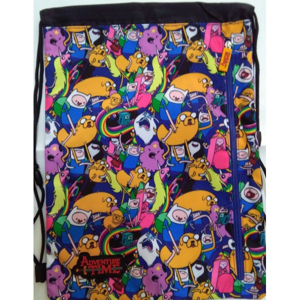 SACCA ZAINETTO TRACOLLA COMIX ADVENTURE TIME ITALY STYLE SAKKYBAG 8009117889968