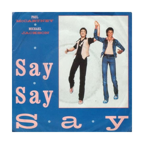 LP Paul McCartney & Michael Jackson - Say Say Say/ Ode to koala bear 7'' 45 GIRI