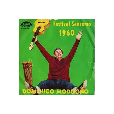 LP DOMENICO MODUGNO LIBERO/ NUDA FESTIVAL SANREMO 1960 7'' 45 GIRI