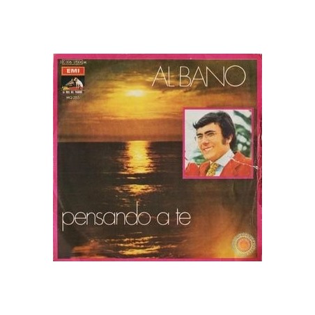 LP ALBANO PENSANDO A TE/ SENSAZIONE 7'' 45 GIRI