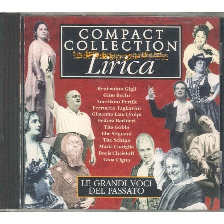 CD COMPACT COLLECTION LIRICA LE GRANDI VOCI DEL PASSATO