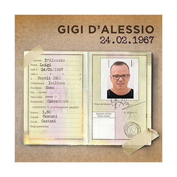 CD GIGI D'ALESSIO 24.02.1967 889854013226