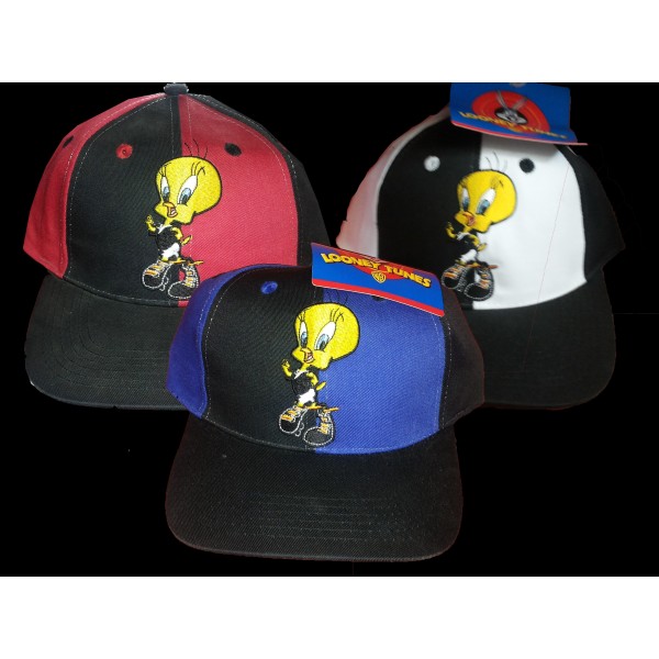 Cappelli Warner Bros originali Inter, Juventus, Milan Bimbi Titty Tweety