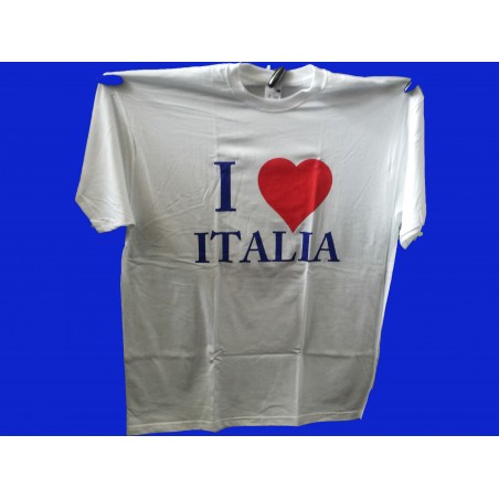 Maglietta I LOVE ITALIA taglia XL
