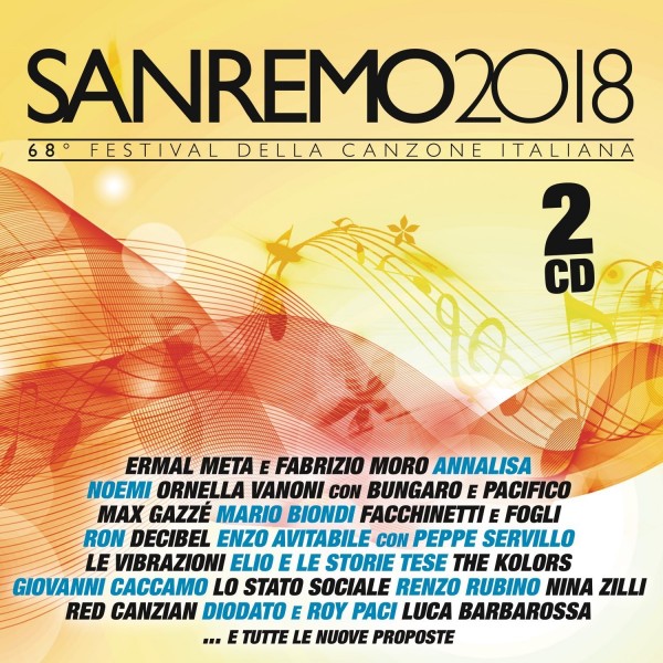 CD SANREMO 2018 68° FESTIVAL DELLA CANZONE ITALIANA 889854989729