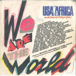 LP 45 GIRI 7" USA FOR AFRICA WE ARE THE WORLD
