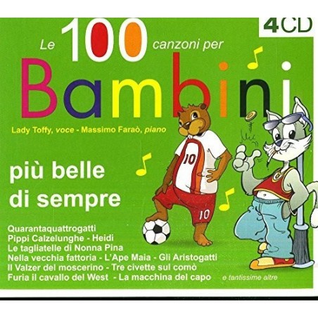 Cd Le 100 Canzoni Per Bambini Piu Belle Di Sempre Box 4 Cd